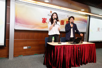Dr. Peter Cheung and Ms. Eugina Lau share the importance of building a "happy family"
